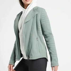Athleta Moto Jacket - XS Jasper Green
